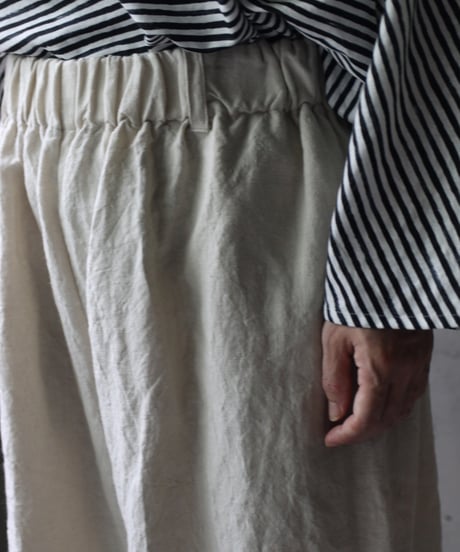 cavane キャヴァネ / Wide Linen100 TrousersⅡ パンツ/ ca-25124