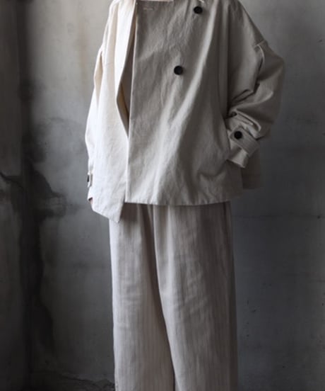 cavane キャヴァネ / Short trench JK Cotton&Linen100ショートトレンチ / ca-26045