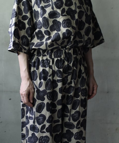 cavane キャヴァネ / Wide Cotton/Linen100 TrousersⅡ パンツ/ ca-25109