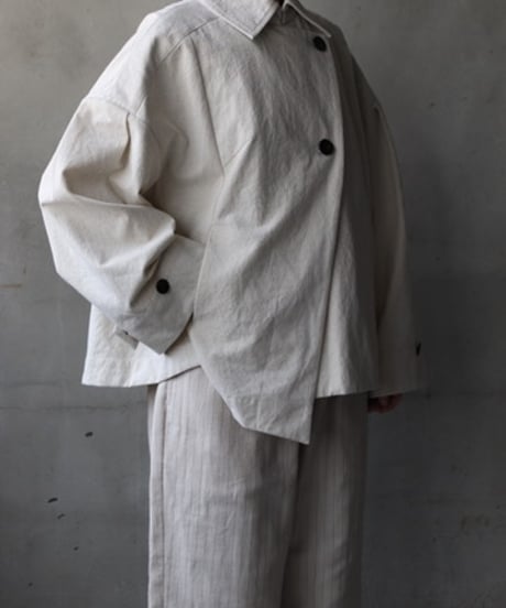 cavane キャヴァネ / Short trench JK Cotton&Linen100ショートトレンチ / ca-26045