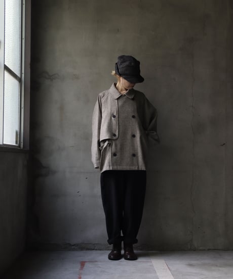 Dulcamara ドゥルカマラ / MixフラノトレンチショートCT UNISEX / dl-22042(D222-C240)