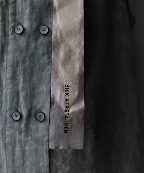 BIEK VERSTAPPEN / DOUBLE BREASTED DRESSワンピース/ Bie-25015(DR04-F)
