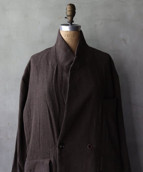 ALEKSANDR MANAMISアレクサンダーマナミ/ DOUBLE BREASTED COAT - VINTAGE WRENコート/ am-25016