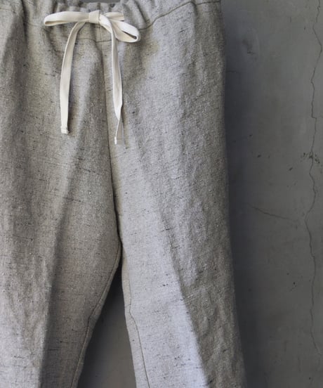 der antagonist デ アンタゴニスト / Trousers Belgian Linenパンツ/ P12HBLGM24/25