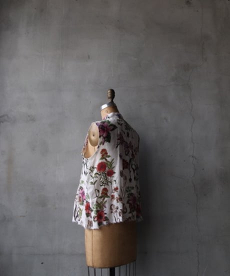 MARIA TURRIマリア・トゥッリ / BOTANICAL SHIRTノースリーブ / MA-26008(49103)
