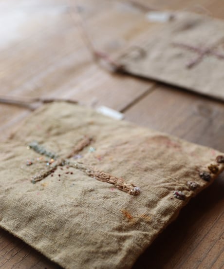 I様専用_Antonia Rossi (Antomoon)/ Embroidered Shoulder Pochetteポシェット / An-24010