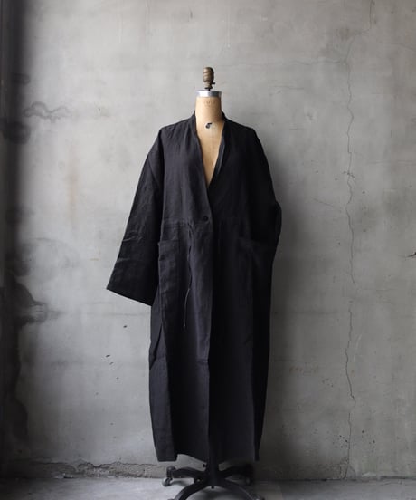 klauseクロイゼ / 天日干しGown Long Linen / kla-26018