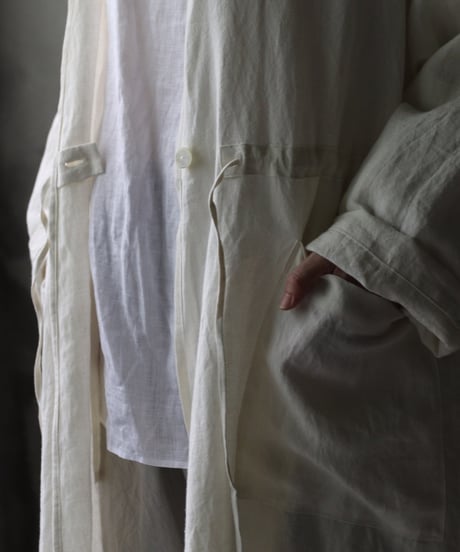 klauseクロイゼ / 天日干しGown Long Linen / kla-26019