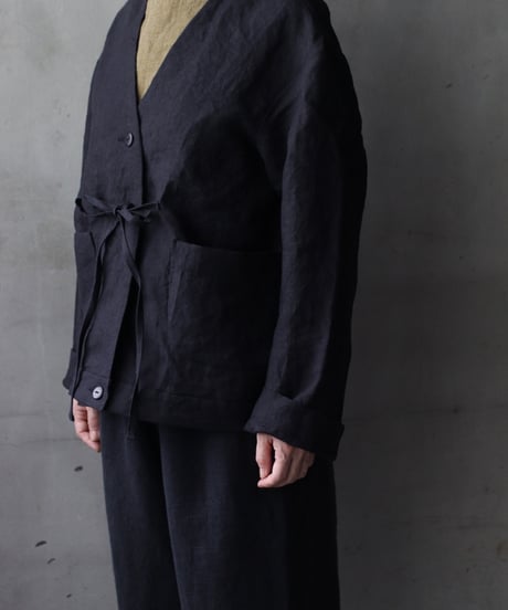 der antagonist デ アンタゴニスト / Potter Jacket linen100ジャケット/ J76BLSC26