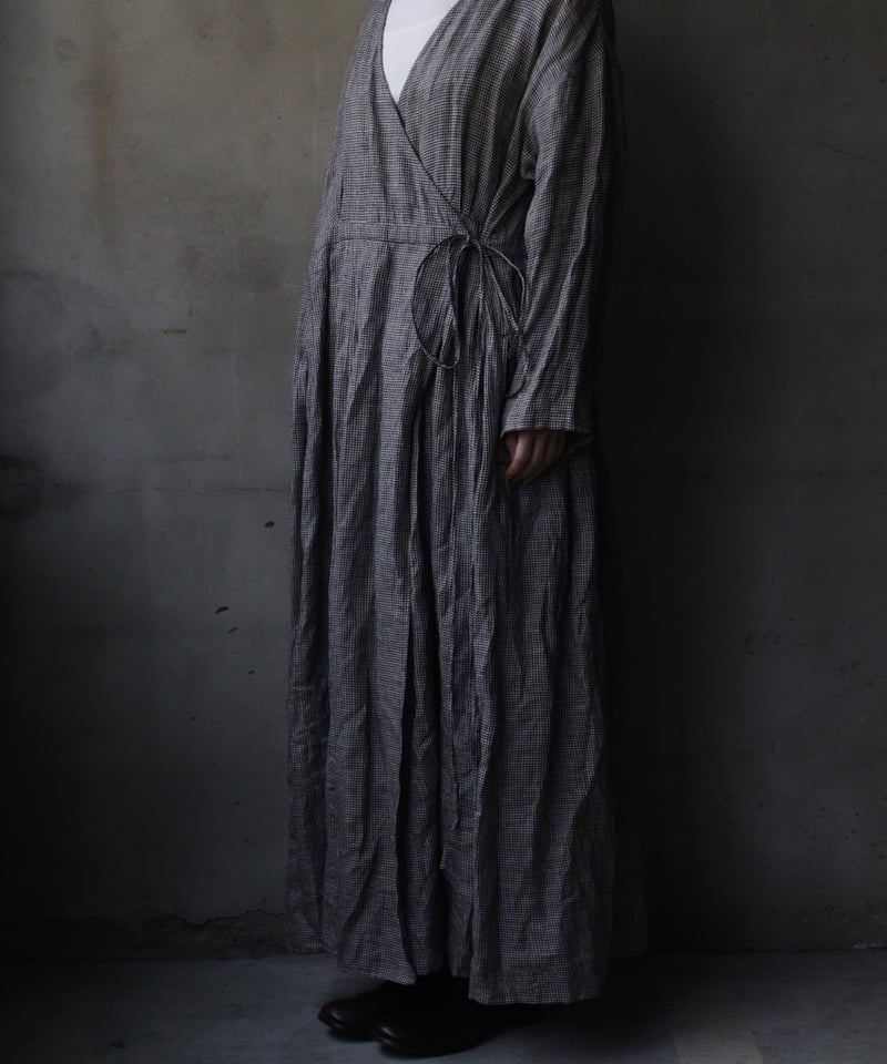 cavane キャヴァネ / Linen cache-cœur dressワンピース / ca