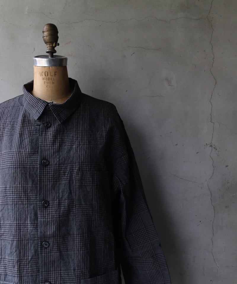 【即購入可】Bergfabelネイビー ワーカーシャツ Bergfabel バーグファベル / worker shirtワーカー/ BFMSH30/3