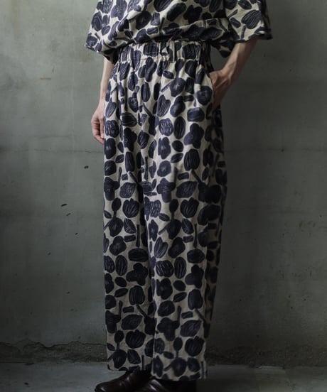 cavane キャヴァネ / Wide Cotton/Linen100 TrousersⅡ パンツ/ ca-25109