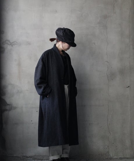 cavane キャヴァネ / Traditional Wool100 Twill Over Coatコート / ca-25157