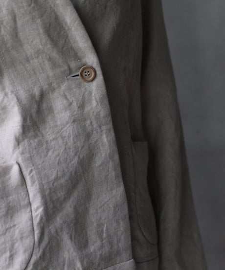 der antagonist デ アンタゴニスト / V Jacket Linen100ジャケット/ J50BLEC25