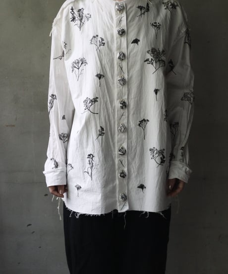 Cavalier Meiko Takahashi / Collarless garden shirt #39/ Me-23007