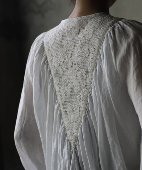 cavane キャヴァネ / Collarless raglan linen100 blouseブラウス / ca-25133