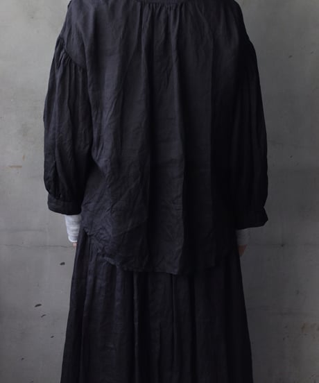 cavane キャヴァネ / V Pull-over blouse linen100ブラウス / ca-25147