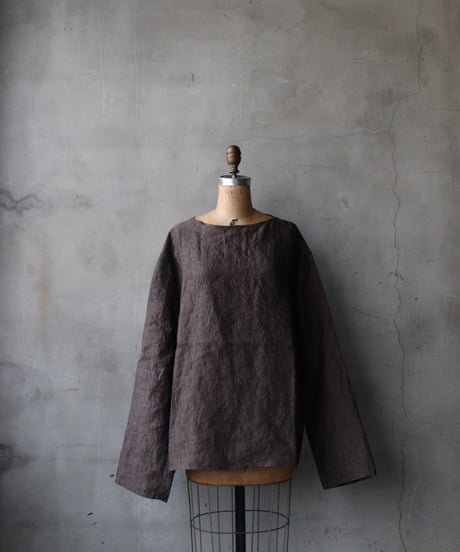 klauseクロイゼ / Herdmans Irish Linen C.S.Boat Neck Shirt / kla-26013