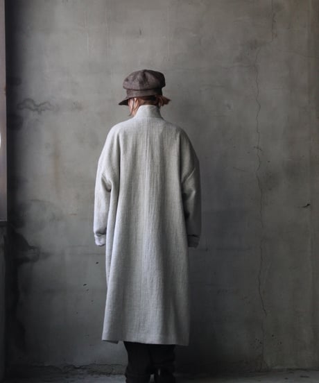 cavane キャヴァネ / Traditional Wool100 Herring-Bone Over Coatコート / ca-25158