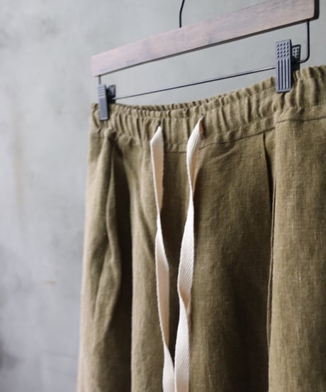 der antagonist デ アンタゴニスト / Wide Sailor Pants linen100パンツ/ P22BLFG26