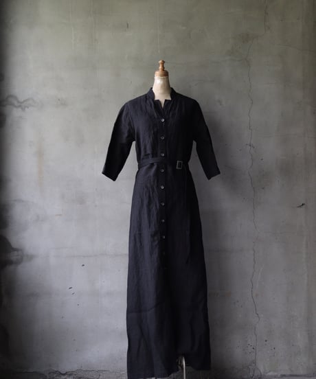 BIEK VERSTAPPEN /DRESS WITH BELTワンピース/ Bie-25016(DR01-F)