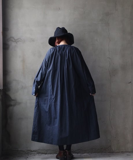 cavane キャヴァネ / Organic cotton Gathered-Dressワンピース / ca-25760