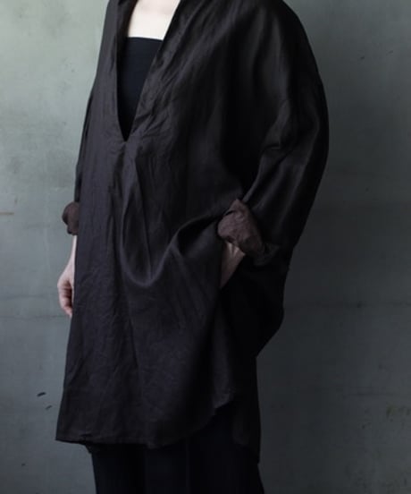 KLASICA クラシカ / Neo Collar P/O Shirts "SH-045"-BGシャツ / kl-25002