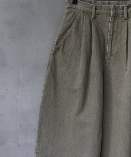 Dulcamara ドゥルカマラ / デニムスラッシュ ヘムPT UNISEX / dl-24019(D224-P638)