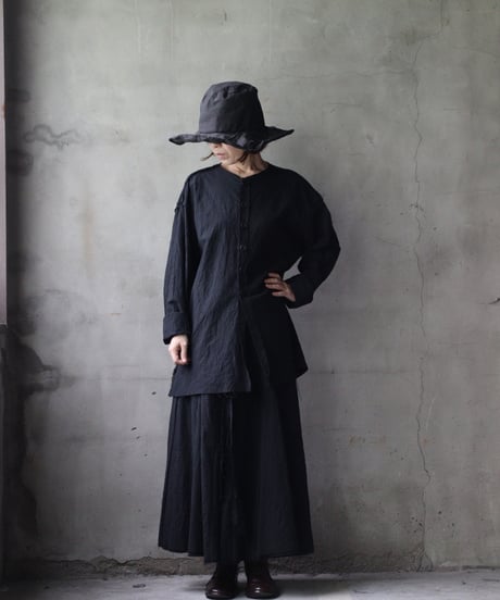 Cavalier Meiko Takahashi / Cave collarless shirt#79 / Me-25008