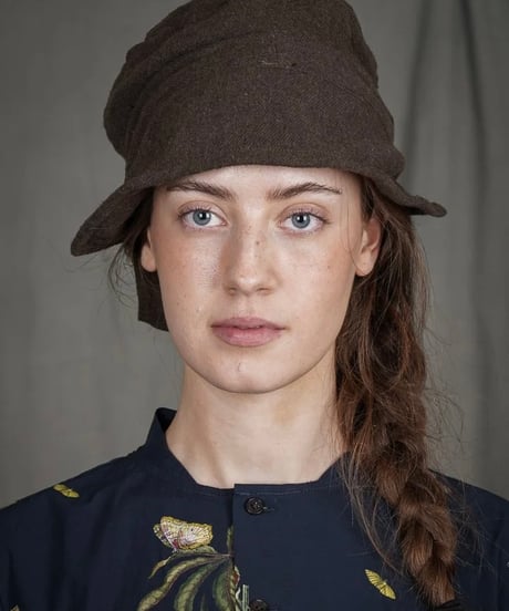 ALEKSANDR MANAMISアレクサンダーマナミ/ AM NEWSBOY CAP - VINTAGE WREN帽子/ am-25027