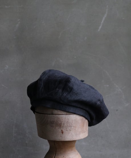 Au Vrai Chicオーブライシック / BERET IRELAND LINEN帽子 / Au-25002