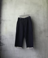 KLASICA クラシカ / Cut off Bold Straight Trousers " GALWAY " AX パンツ / kl-25027