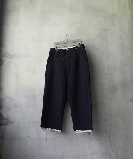 KLASICA クラシカ / Cut off Bold Straight Trousers " GALWAY " AX パンツ / kl-25027