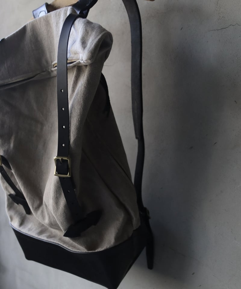 kläuse リュック poefu / kläuse FOR poefu Back Sack Iron×Black Patchwork