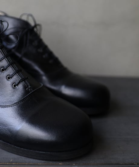 TATAROU with cavane limited shoes / Balmoral Ankle Shoes Horse leather靴 /  Tat-26002