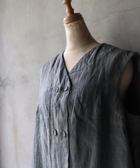 BIEK VERSTAPPEN / DOUBLE BREASTED DRESSワンピース/ Bie-25015(DR04-F)