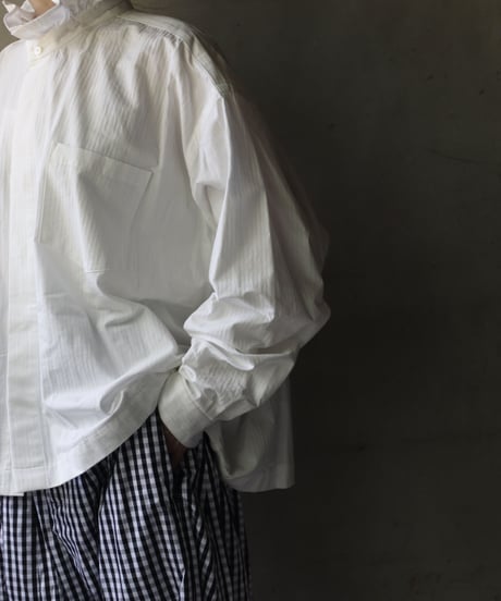 NATIVE VILLAGE ネイティブヴィレッジ / Cotton.Hフリルスタンドオーバーシャツ / na-23018