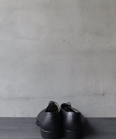 Euro select ユーロセレクト  / Dead stock French service Blucher plain toe革靴  / eu-22001