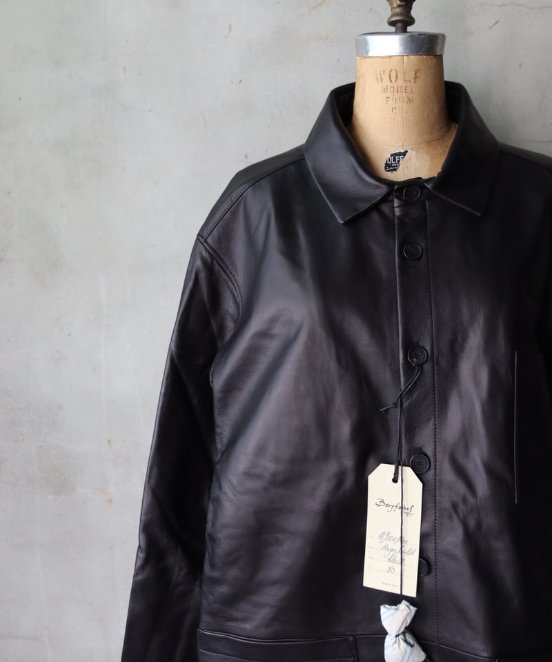 Bergfabel バーグファベル / Leather Hugo Jacket 革ジャケット/