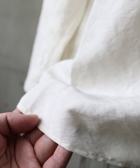 klauseクロイゼ / Silk & Linen C.S.Boat Neck Shirt / kla-25031