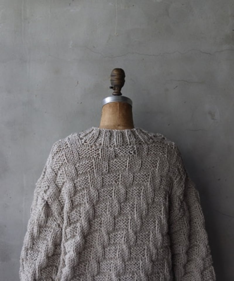 BIEK VERSTAPPEN / HAND KNITTED CARDIGAN手編みニット /