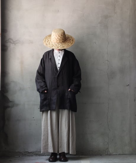 klauseクロイゼ / French Linen Glen Check Tailored Jacketジャケット/ kla-26033