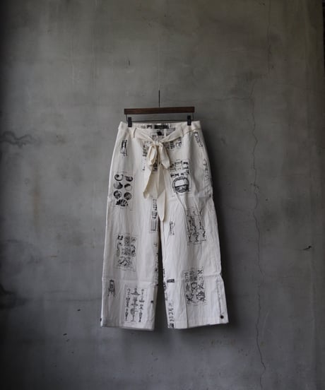 ALEKSANDR MANAMISアレクサンダーマナミ/ LES CREATURES SUMMER PANTトラウザーズ / am-25009