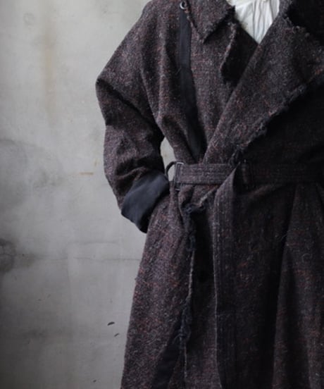 KLASICA クラシカ / Cut off Hem Blend Gown Coat" HM-C " / kl-25032