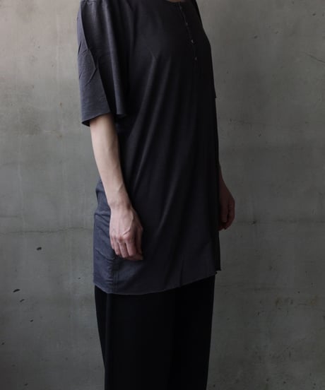 daubドーブ / HENLEY NECK T-SHIRT CENTRAL SEAM Tシャツ / da-25010