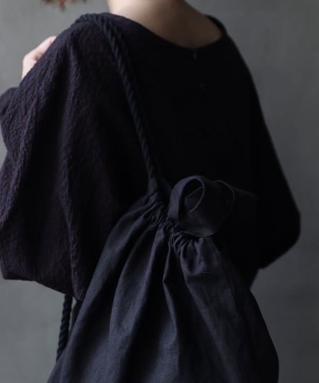 cavane キャヴァネ / Rope sack linen & washi100バッグ/ ca-25168
