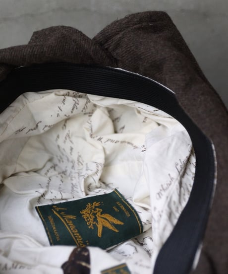 ALEKSANDR MANAMISアレクサンダーマナミ/ AM NEWSBOY CAP - VINTAGE WREN帽子/ am-25027