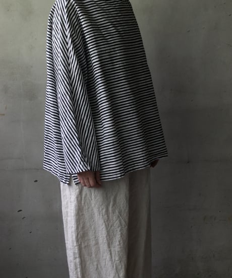 cavane キャヴァネ / Tunic long-sleeve Cotton/Linen100シャツ / ca-25121