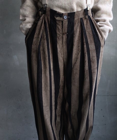 ALEKSANDR MANAMISアレクサンダーマナミ/ CORDUROY POCKET PANTパンツ/ am-24031