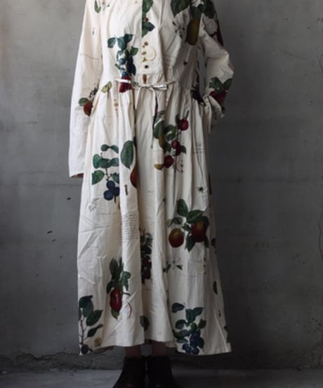 ALEKSANDR MANAMISアレクサンダーマナミ/ LES FRUITS LOOSE FRONT DRESSワンピース / am-26014